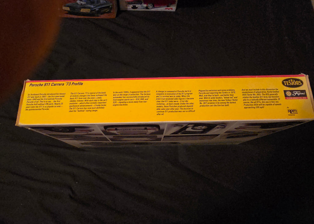 Vintage Testors 1/24 Porsche 911 Carrera '73. New Open Box