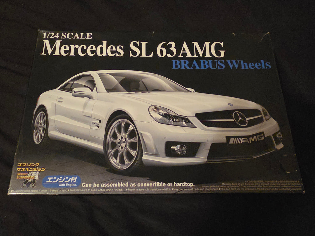 Rare Kit Aoshima 1/24 model kit Mercedes-Benz SL 63 AMG Option Wheel JP 10465