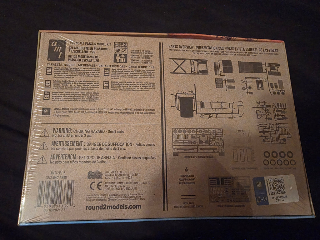 AMT 1219/12 GMC Jimmy Plastic Model Kit 1/25 Scale - SEALED BOX