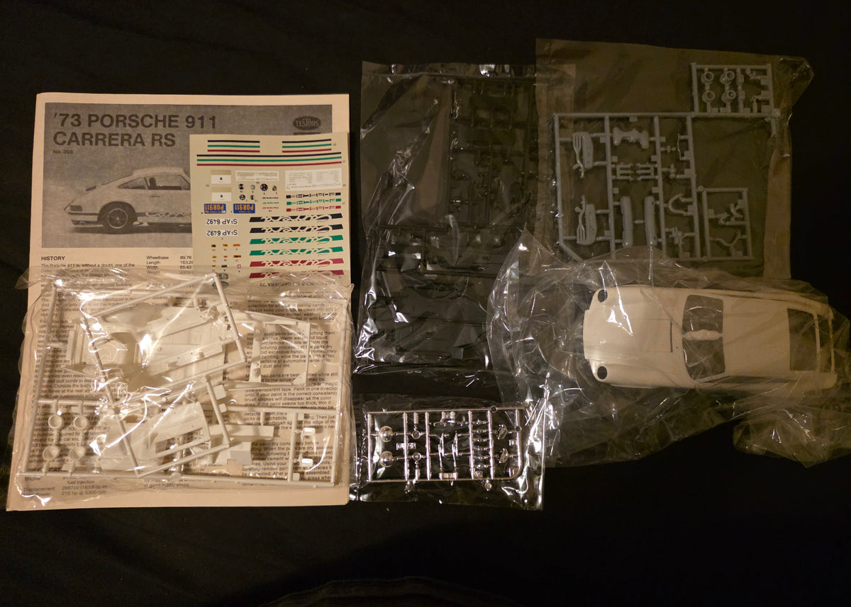 Vintage Testors 1/24 Porsche 911 Carrera '73. New Open Box