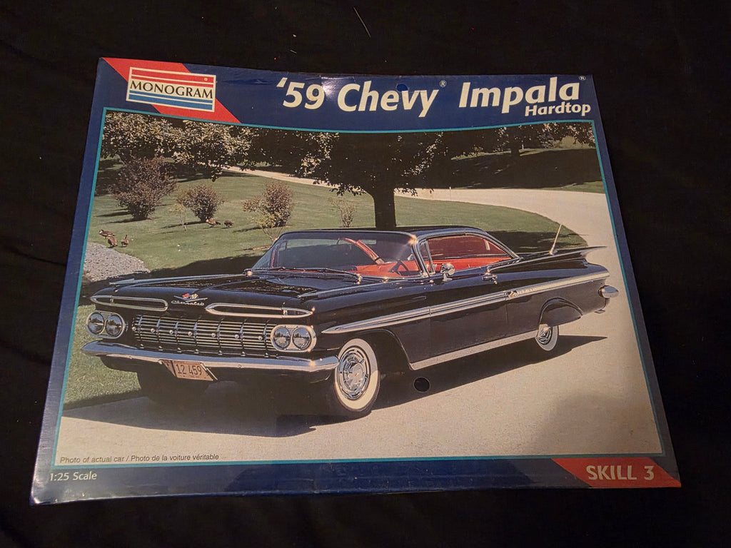 Monogram ‘59 Chevy Impala Hardtop Model Kit 1:25 Scale New *Factory Sealed*