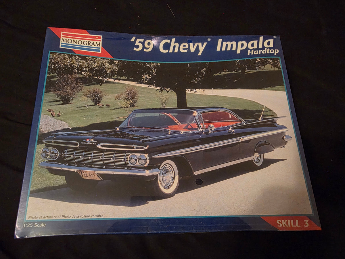 Monogram ‘59 Chevy Impala Hardtop Model Kit 1:25 Scale New *Factory Sealed*