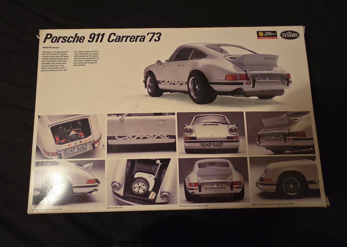 Vintage Testors 1/24 Porsche 911 Carrera '73. New Open Box