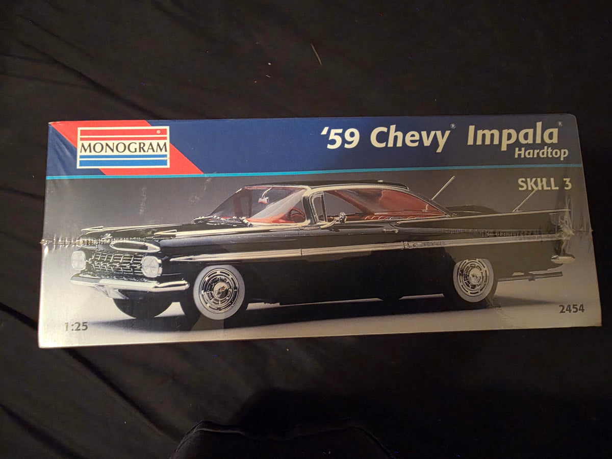 Monogram ‘59 Chevy Impala Hardtop Model Kit 1:25 Scale New *Factory Sealed*
