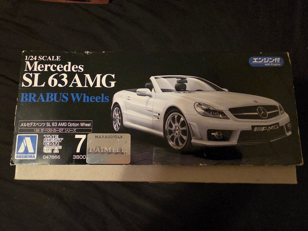 Rare Kit Aoshima 1/24 model kit Mercedes-Benz SL 63 AMG Option Wheel JP 10465