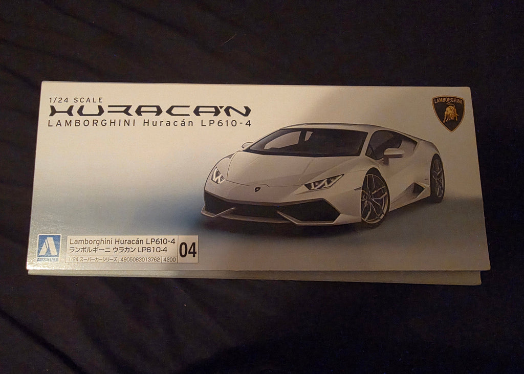 Aoshima Lamborghini Huracan LP610-4 Plastic 1/24 Plastic Model Kit Japan Import